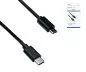 Preview: USB 3.1 Kabel Typ-C - micro B, schwarz, DINIC Box mit Euroloch, 2m